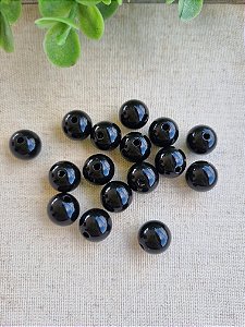 Bola Resina 12mm Preto (20gr - Aproximadamente 23un)