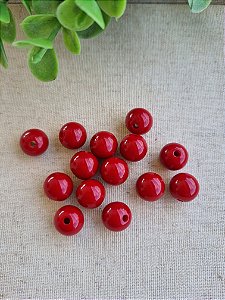 Bola Resina 12mm Cereja (20gr - Aproximadamente 23un)