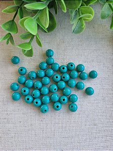 Bola Resina 8mm Turquesa (20gr - Aproximadamente 70un)