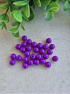 Bola Resina 8mm Uva (20gr - Aproximadamente 70un)