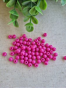 Bola Resina 6mm Pink (20gr - Aproximadamente 170un)