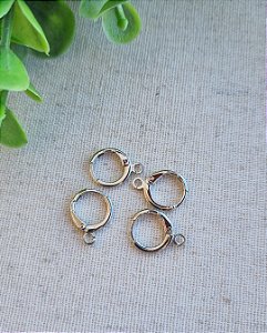Brinco Argolinha Clic 1 Saída Níquel (2 pares)