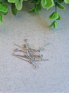 Alfinete Contra Pino 2.5cm Níquel (20un)