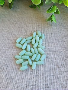 Pedra Olho de Gato 9mm Menta (10gr-Aproximadamente 34un)