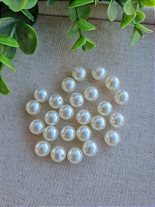 Pérola de ABS 10mm Marfim  (20gr -Aproximadamente 41un)