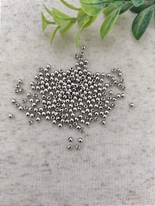 Bolinha ABS 3mm Níquel Free (10g - Aproximadamente 600un)