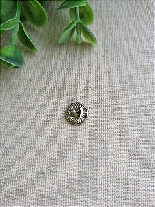 Entremeio Redondo com Coração Níquel 9mm (Un)