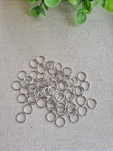 Argolinha 8mm  Níquel (10gr - Aproximadamente 63un)