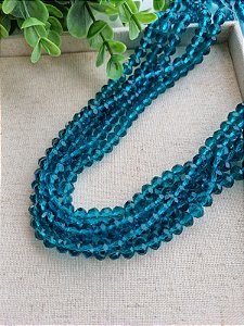 Cristal Aquamarine 8mm (1 Fio- Aproximadamente 70un)