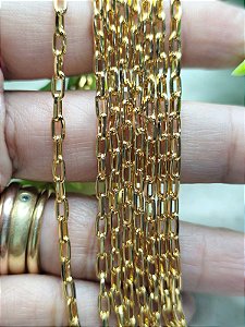 Corrente Cartier Ouro 3mm (mt)