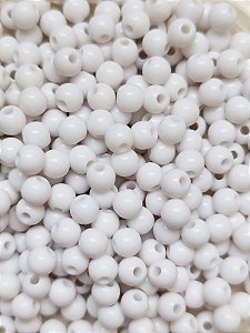 Bola Resina 6mm Branco (20gr - Aproximadamente 170un)