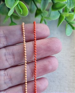 Corrente Bolinha 1.5mm Salmon (Metro)