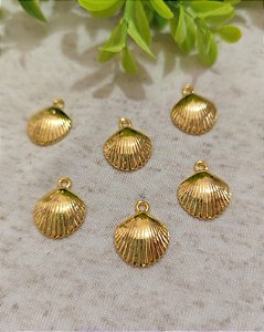 Pingente Concha 18mm Ouro (un)