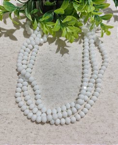 Cristal  Branco  8mm (1 Fio- Aproximadamente 64un)