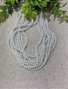 Cristal Branco 6mm (1 Fio - Aproximadamente 86un)
