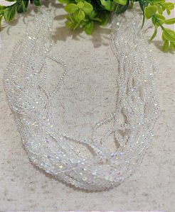 Cristal Branco Furta-Cor 2mm (1 fio - 160un)