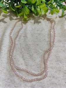 Cristal Rosa Claro 2mm (1 fio - 160un)