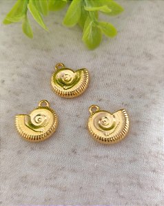 Pingente Caracol 18mm Ouro (UN)
