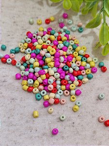 Miçanga Chinesa nº 6 Colorida Mais Clara 4.1mm (20gr)