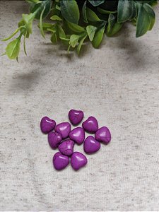 Howlita Coração Roxo 12mm (un)