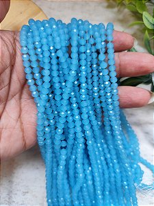 Cristal Azul Claro 2mm (1 fio - 160un)