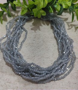 Cristal Cinza Claro 2mm (1 fio - 160un)