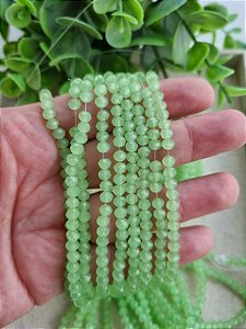 Cristal Verde Claro 4mm (1 fio-120un)