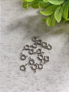 Fecho Bóia Níquel Free 6mm  (4 un)
