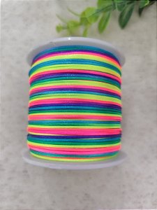 Fio de Seda 1mm  Multicolorido (5 metros)