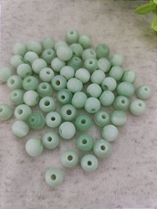 Bola Olho de Gato 8mm Verde (10gr-Aproximadamente 18un)