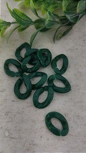 Elo de Resina Verde Militar 24mm (10gr-Aproximadamente 16un)