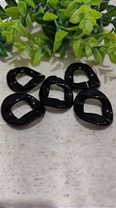 Elo de Resina Preto 37mm (4un)