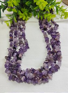 Fio Cascalho Ametista (1 Fio - 40cm)