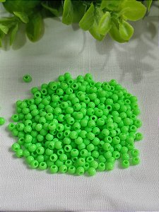 Bola Resina 4mm Verde Neon (20gr)