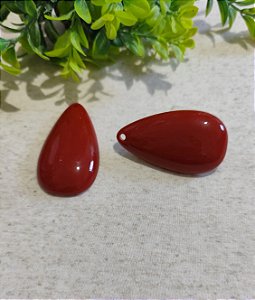 Pingente Resina Gota 65mm Vermelho (un)