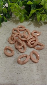 Elo de Resina Rosê 24mm (10gr-Aproximadamente 16un)