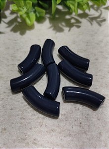 Tubo de Resina 10mm Azul Marinho (6un)