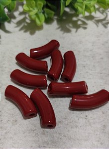 Tubo de Resina 10mm Vermelho (6un)