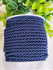 Cordão de São Francisco 4mm Azul Marinho (metro)