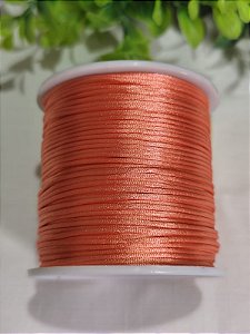 Fio de Seda 1mm Coral (5 metros)