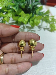 Pino de Brinco para colagem Ouro (par)