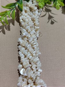 Fio Cascalho de Madrepérola (1 Fio - 40cm)