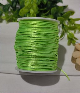 Fio de Seda 1mm  Verde Neon (5 metros)