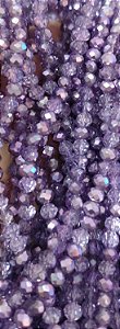 Cristal Roxo 6mm (1 fio - Aproximadamente 86un)