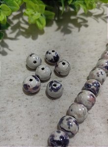 Conta de Cerâmica Nude 13mm Pintada a mão (un)