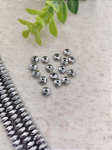 Entremeio Hematita Prata 7mm (10un)