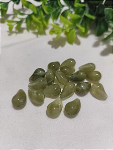 Pingente Gota 16mm Verde Mesclado (10un)