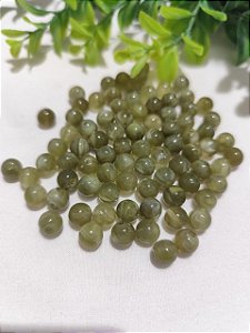 Bola Resina 8mm Verde Mesclado (20gr - Aproximadamente 70un)