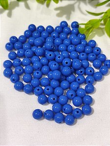 Bola Resina 8mm Azul Escuro (20gr - Aproximadamente 70un)