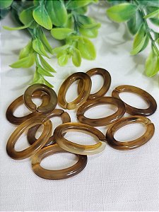 Elo de Resina Tartaruga Mesclado 28mm (10gr-Aproximadamente 10un)